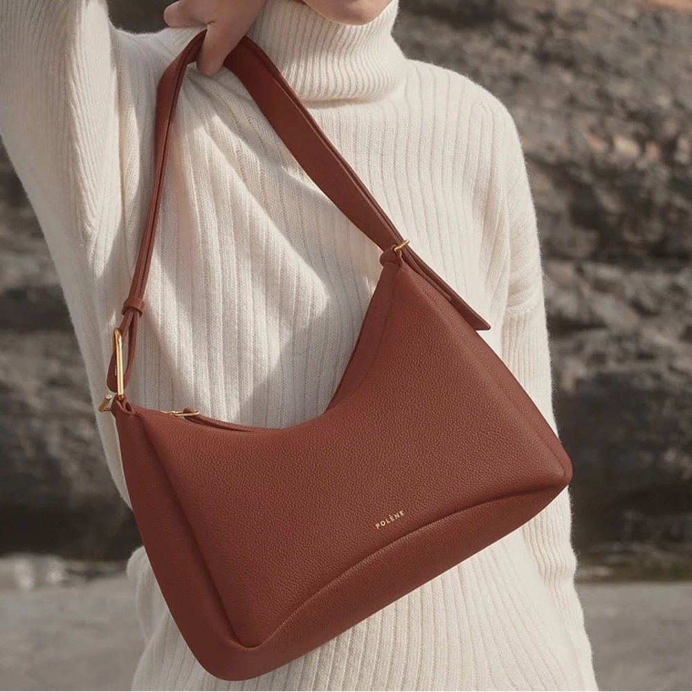 Polene Umi Bag Cognac